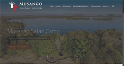 Desktop Screenshot of musangosafaricamp.com