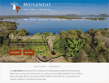 Tablet Screenshot of musangosafaricamp.com
